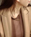 Combination Chain Lariat Necklace [Stainless Steel] [Ownideal]