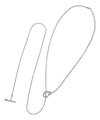 Combination Chain Lariat Necklace [Stainless Steel] [Ownideal]