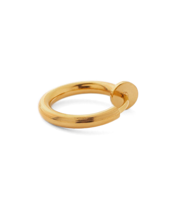 【ステンレス】メタルフープイヤリング[直径13mm]