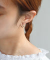 【ステンレス】メタルフープイヤリング[直径13mm]
