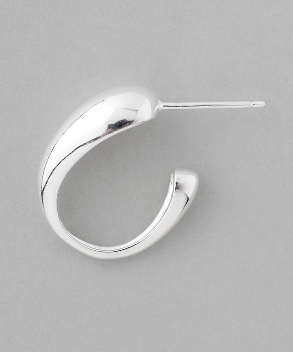 ニュアンスラインフープピアス[silver925][Ownideal]
