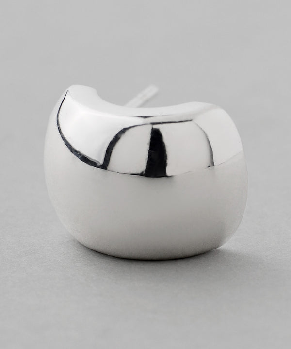 ワイドカールピアス[silver925][Ownideal]