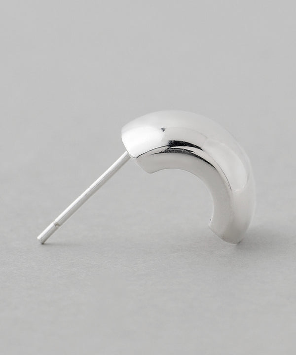 ワイドカールピアス[silver925][Ownideal]