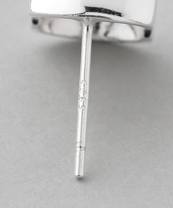 ワイドカールピアス[silver925][Ownideal]