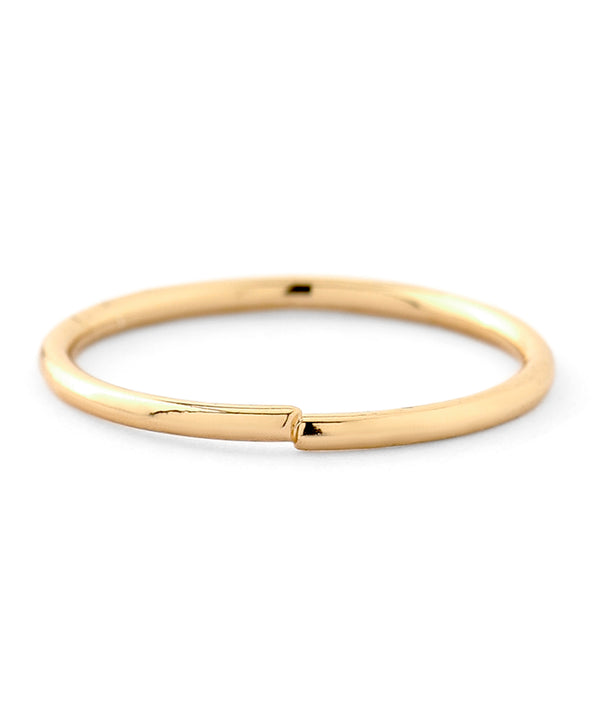 クリアストーン×メタルデザインリング[5本セット]