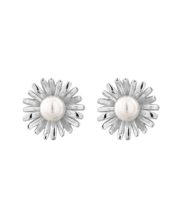 パールフラワーピアス[silver925][Sheerchic]
