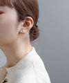 パールフラワーピアス[silver925][Sheerchic]