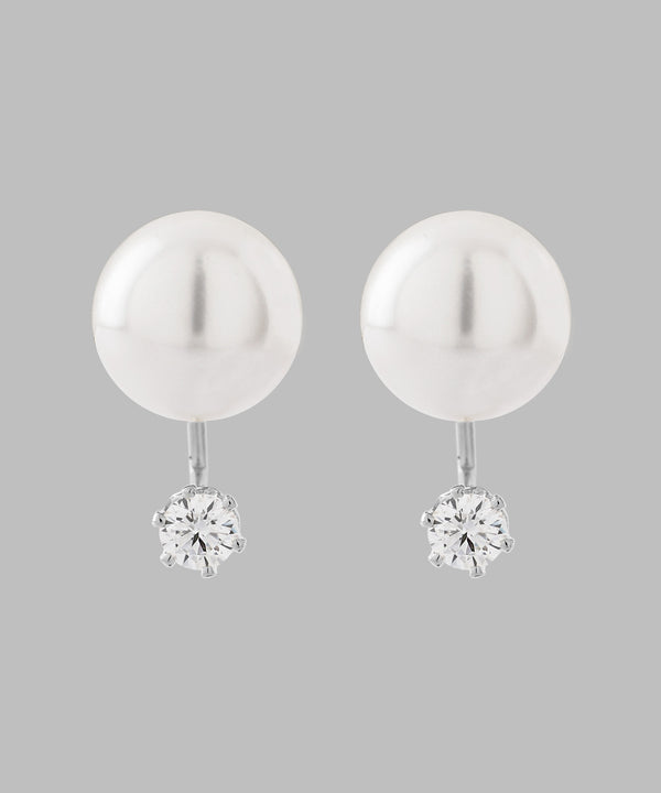 パール×ビジュー2WAYピアス[silver925][Sheerchic]