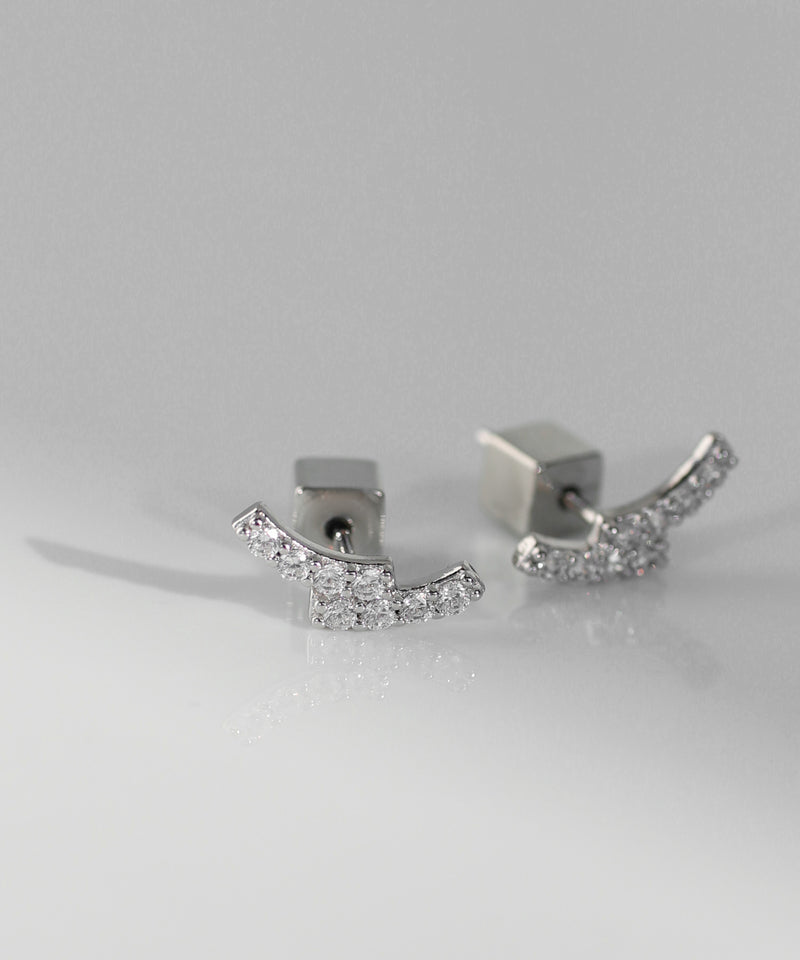 ビジューピアス[silver925][Sheerchic]