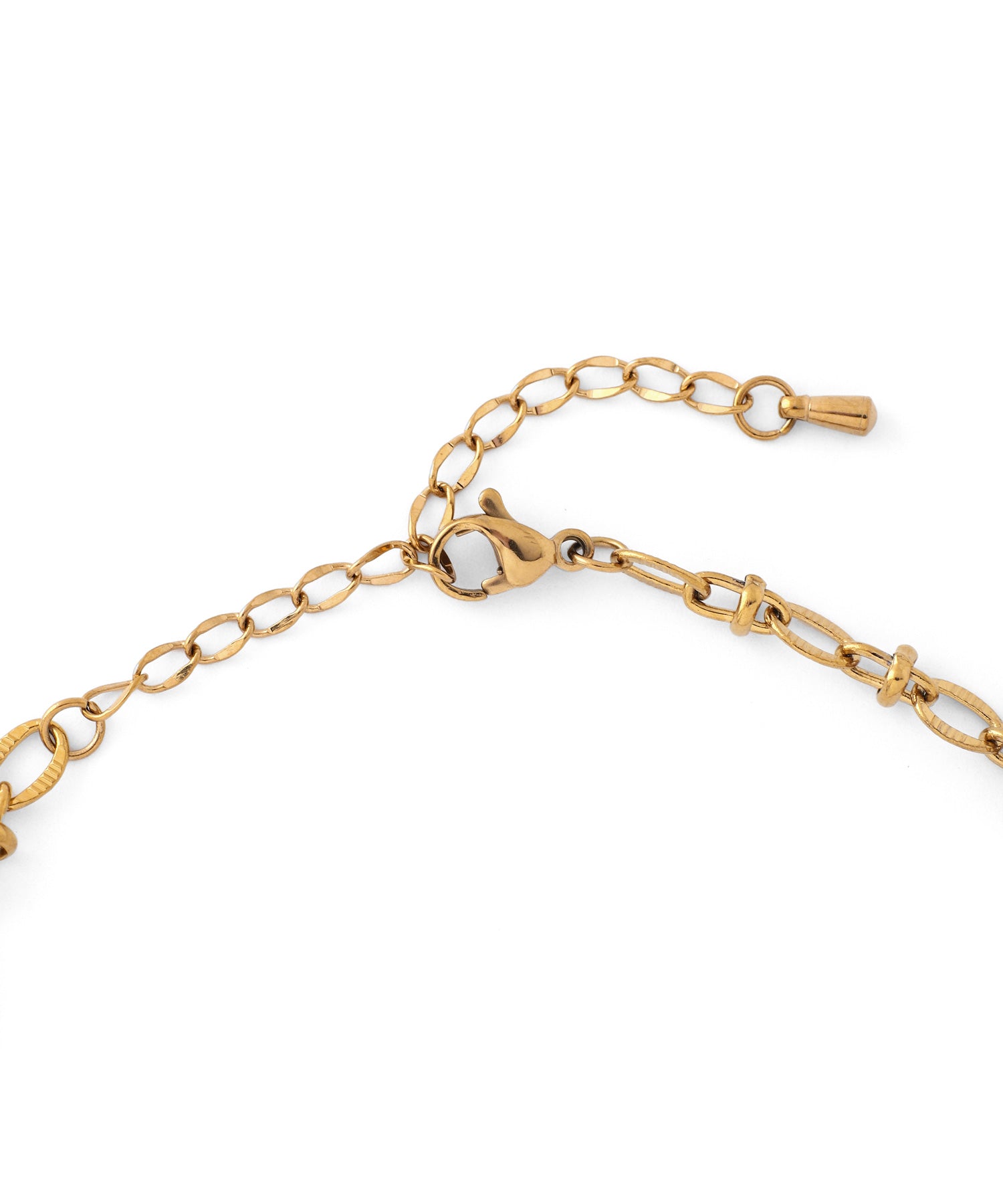 ANEMONE】【ステンレス】デザインチェーンネックレス｜アネモネ