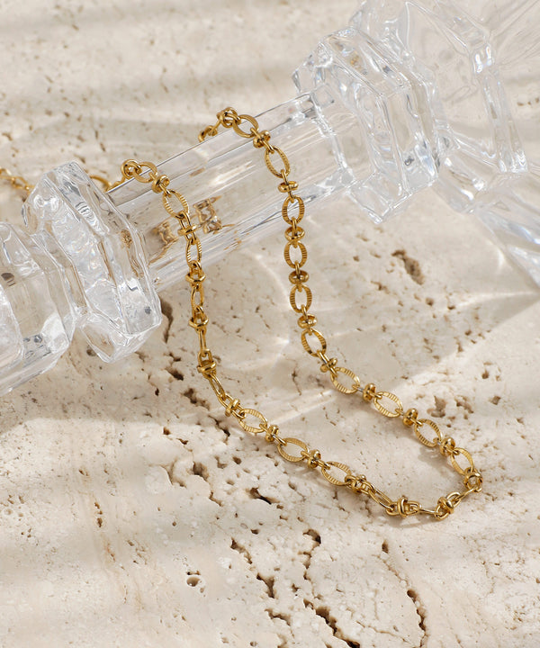 [Stainless Steel] Designer Chain Necklace