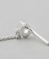 ビジュー×パールロングピアス[silver925][Sheerchic]