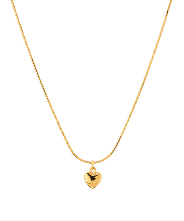 ハート×スネークチェーンネックレス