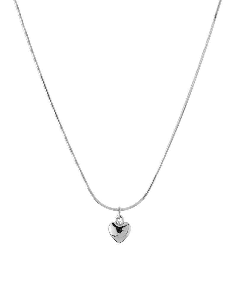 ハート×スネークチェーンネックレス