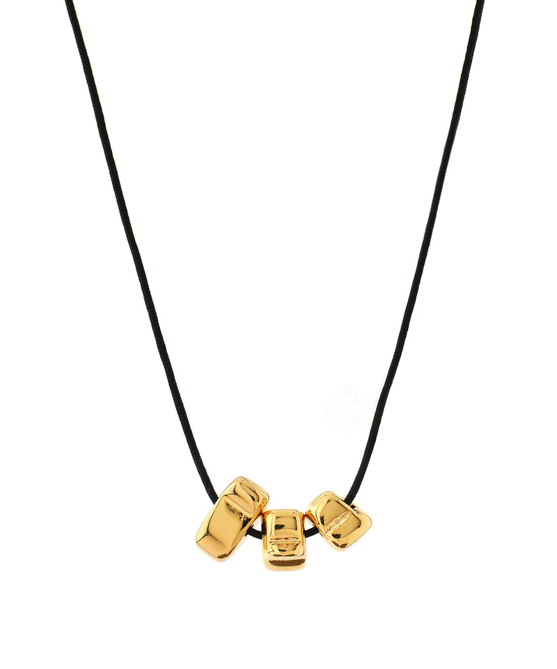 Metal Seed Cord Necklace