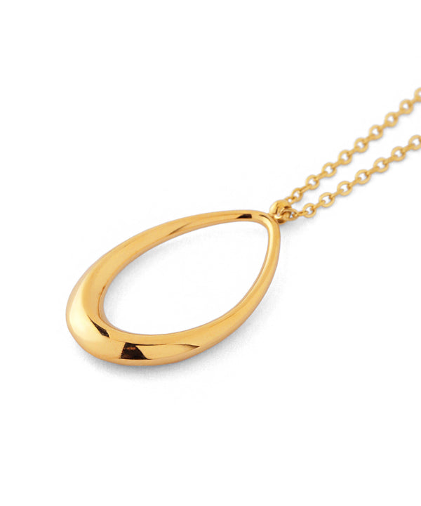 【ステンレス】メタルサークルネックレス