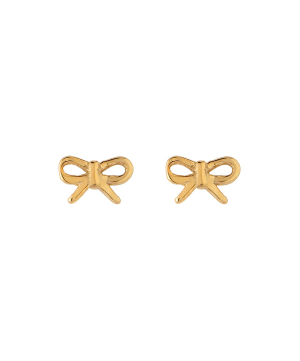 【ステンレス】ミニリボンピアス