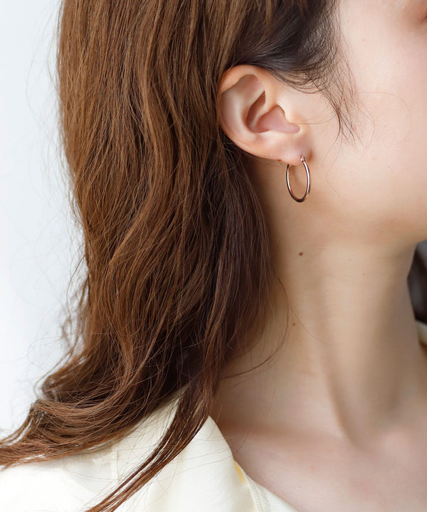 フープピアス[ステンレス][Basic]