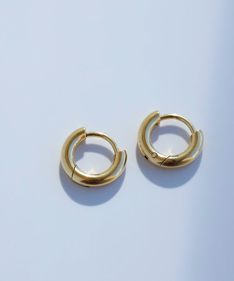 Hoop Earrings [Stainless Steel] [Basic]