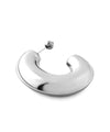 [Stainless Steel] Bold Metal Hoop Earrings