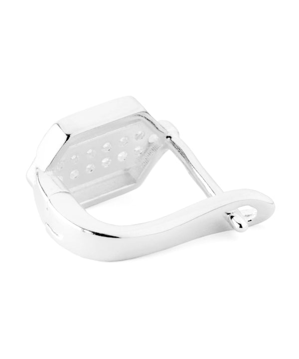ビジュープレートフープピアス[silver925][Basic]