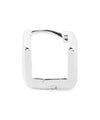 Square frame hoop earrings [silver925][Basic]