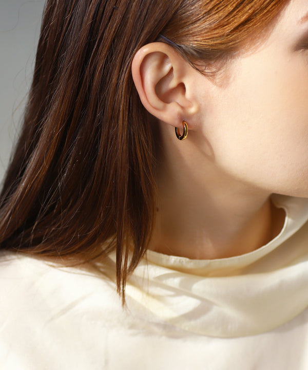 ミニフープピアス[ステンレス][Basic]