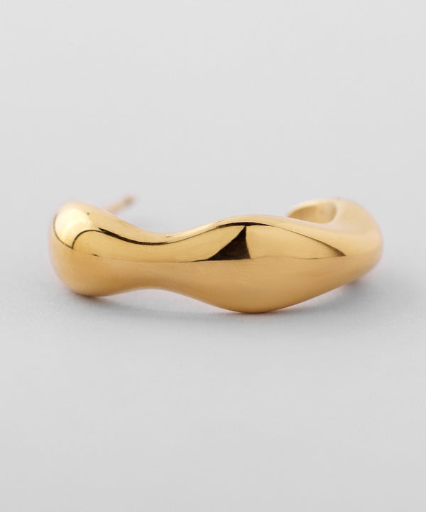 ニュアンスフープピアス[ステンレス][Ownideal]