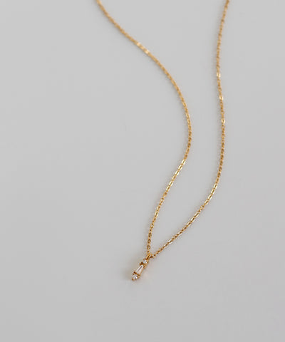 Beaded necklace [Surgical stainless steel] [Sheerchic]