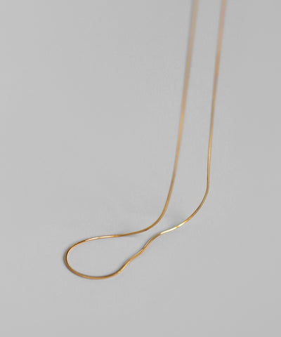 スネークチェーンネックレス[サージカルステンレス][Basic]