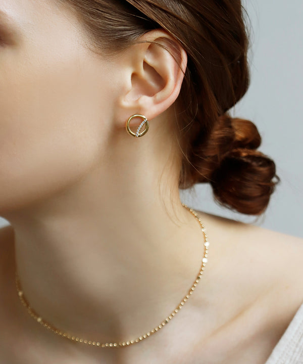 Bijou x Circle Earrings [Sheerchic]