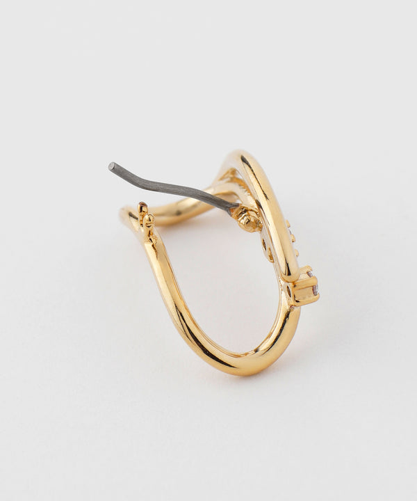 ビジューラップピアス[Sheerchic]