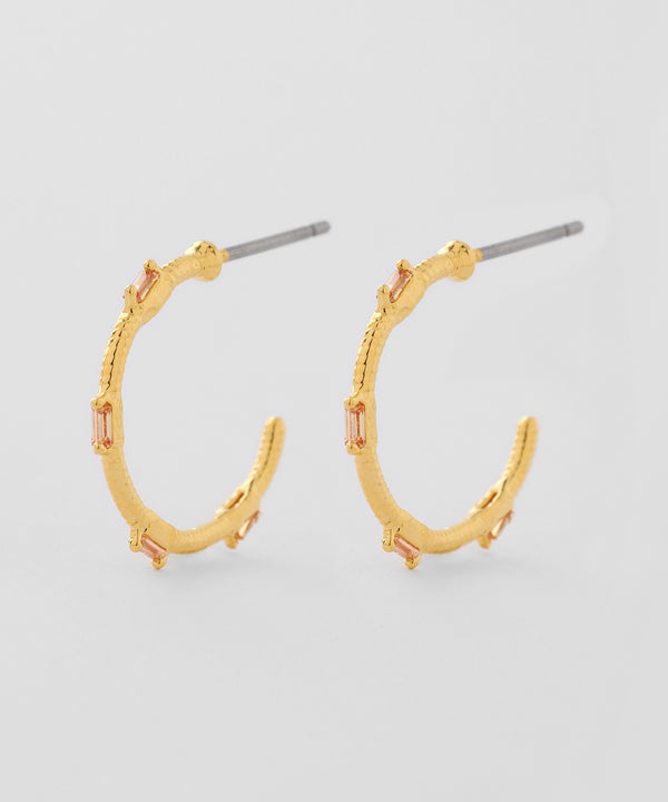 ビジューフープピアス[Sheerchic]