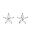 ビジューフラワーピアス[ステンレス][Sheerchic]