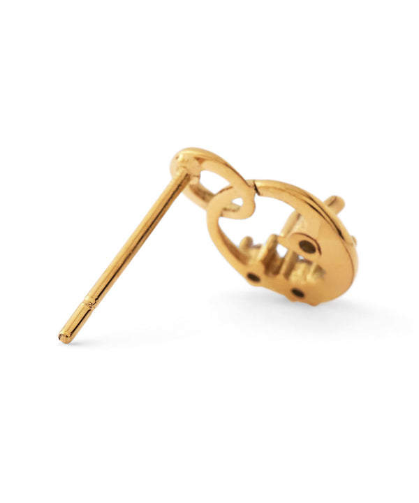 ビジュー×サークルピアス[サージカルステンレス][Sheerchic]