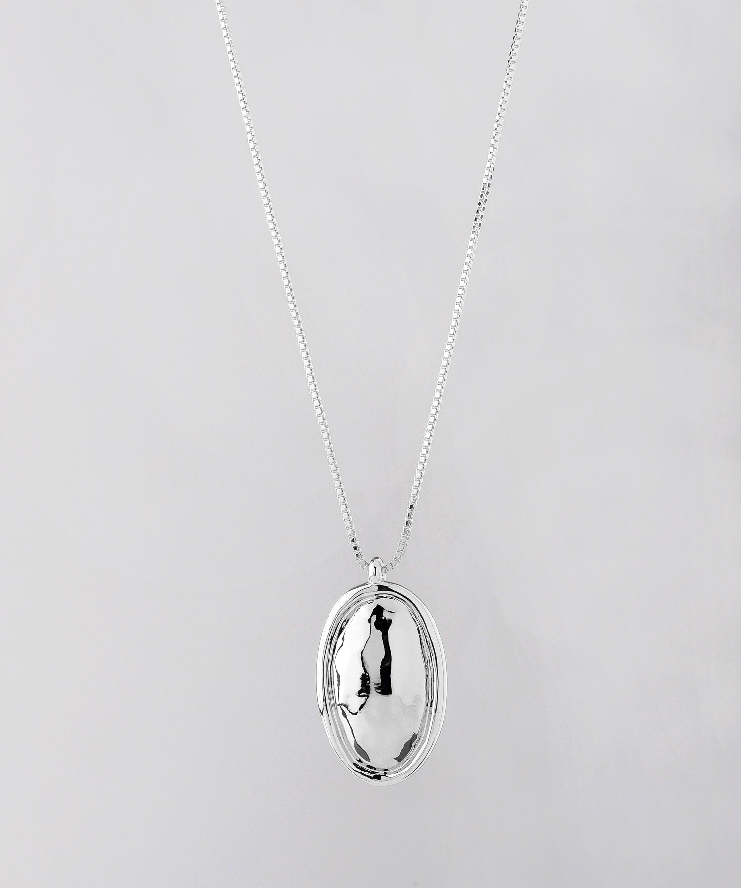 mimi33】メタルオーバルプレートネックレス[Ownideal]｜SANPO ONLINE