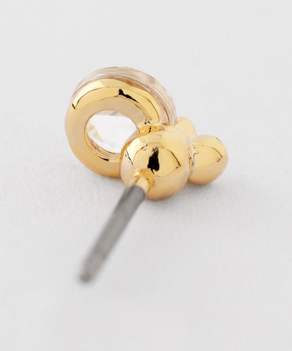 ビジュー×パールピアス[Sheerchic]