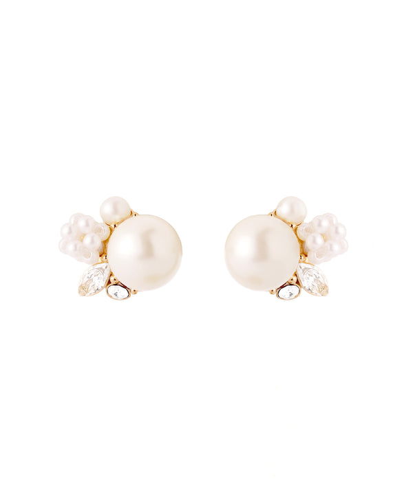 【登録間違い※正しくはカラー名WH】パール×ビジューピアス[Sheerchic]