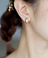 Metal Curl Earrings [G]