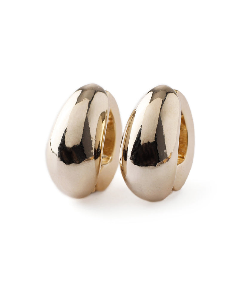 Metal Curl Earrings [G]