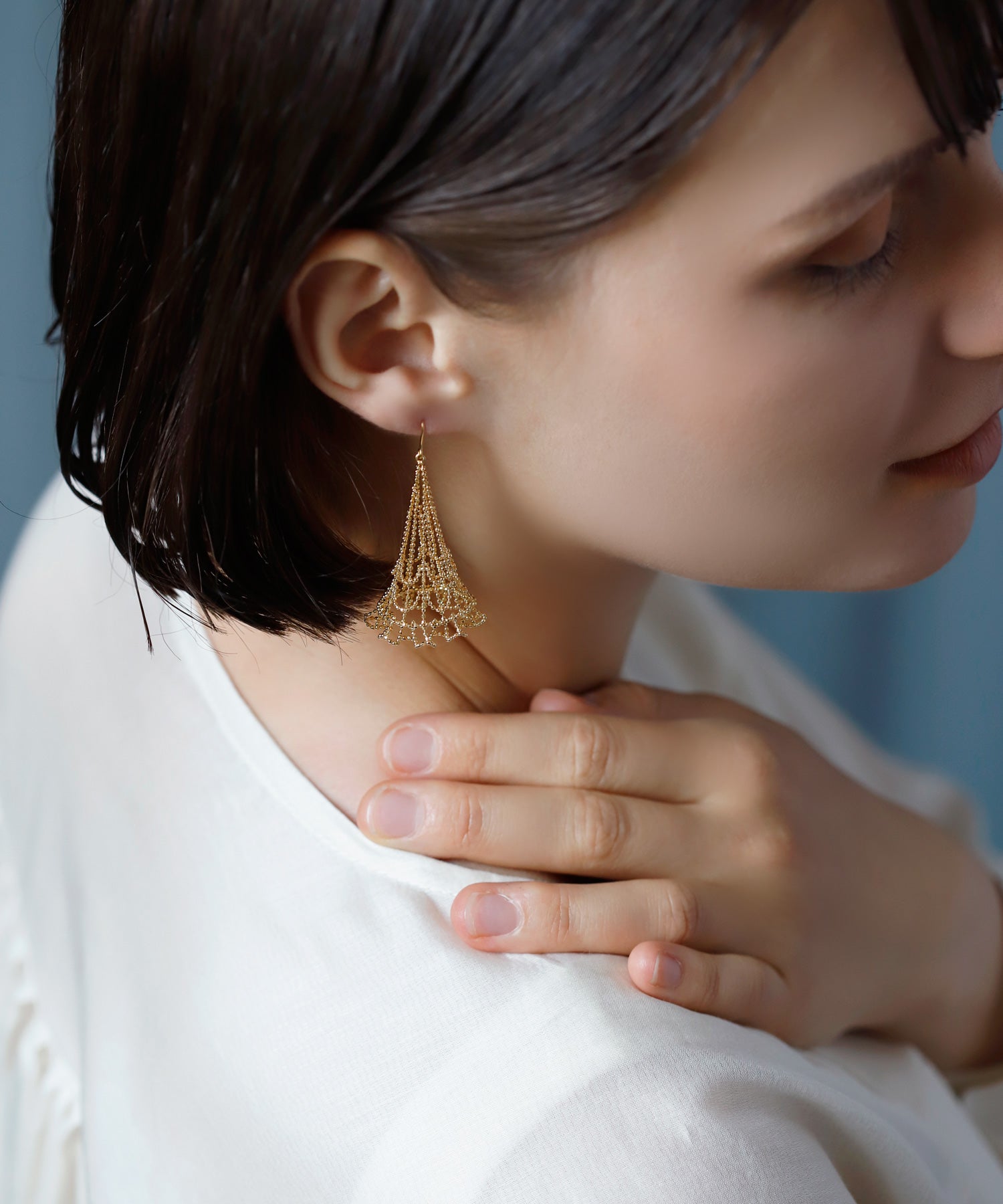 ルカオ TAKE-UPシャンデリアピアス シングルピアス ルカオ TAKE-UP