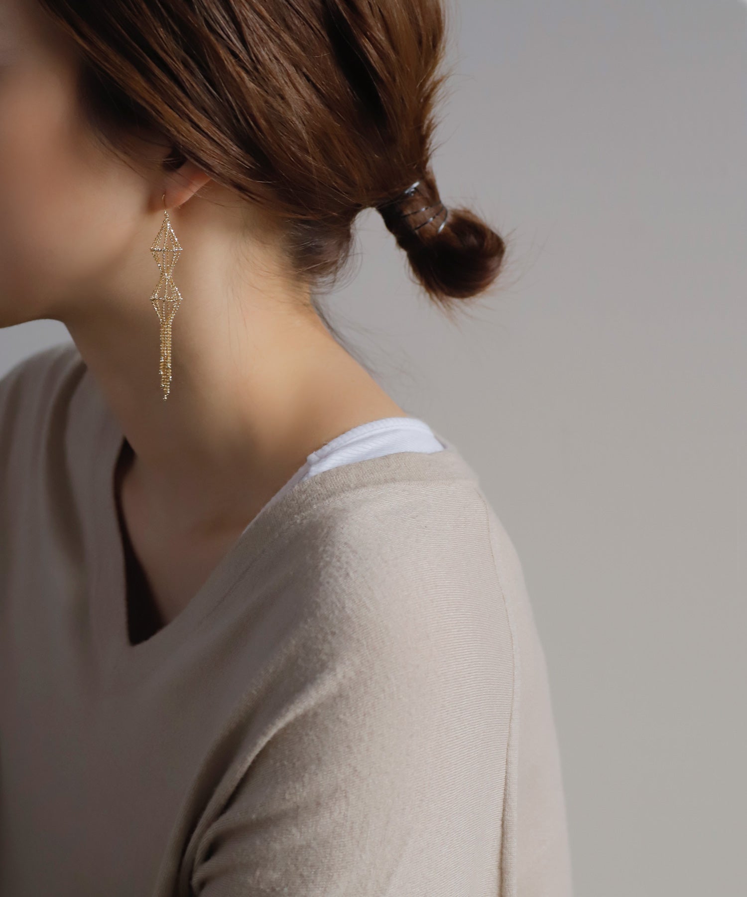 ジルコンのシャンデリアピアス ジルコンのシャンデリアピアス ジルコンのシャンデリアピアス