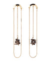 [SANPO ONLINE Exclusive] Gemstone Long Earrings [Sheerchic]