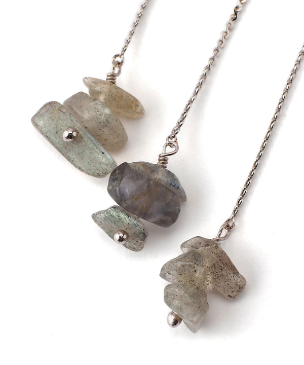 [SANPO ONLINE Exclusive] Gemstone Long Earrings [Sheerchic]