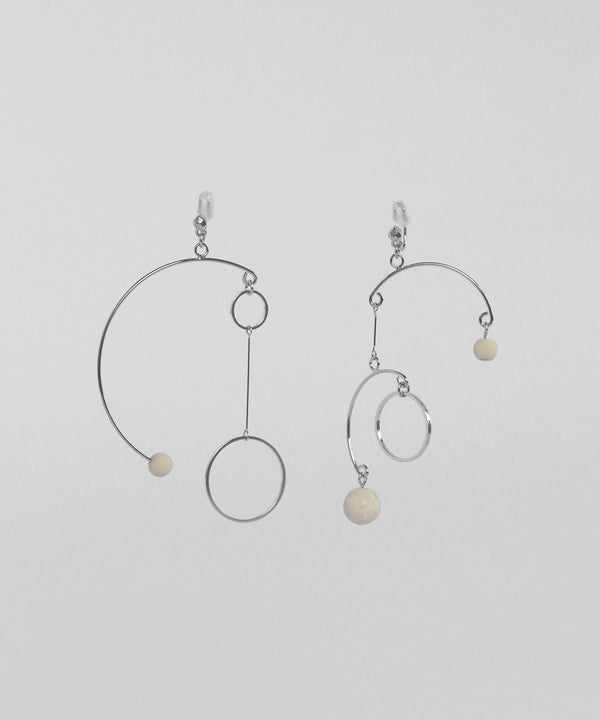 mimi33】ヤジロベエイヤリング[Sheerchic]｜アネモネ・シエナロゼ