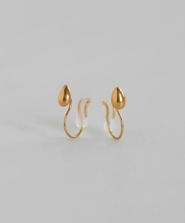 mimi33】ミニドロップイヤリング[ステンレス][Sheerchic]｜アネモネ