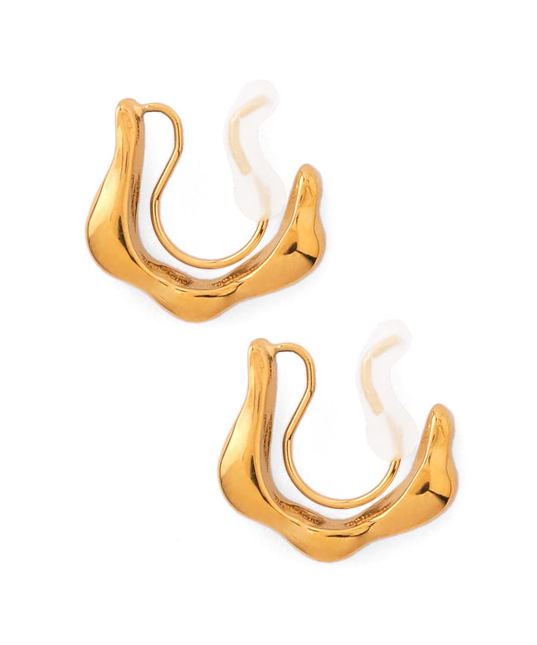 ニュアンスデザインイヤリング[ステンレス][Basic]