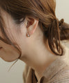 ニュアンスデザインイヤリング[ステンレス][Basic]
