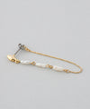 Pearl x Chain Back Catch Earrings [B] [Sheerchic]