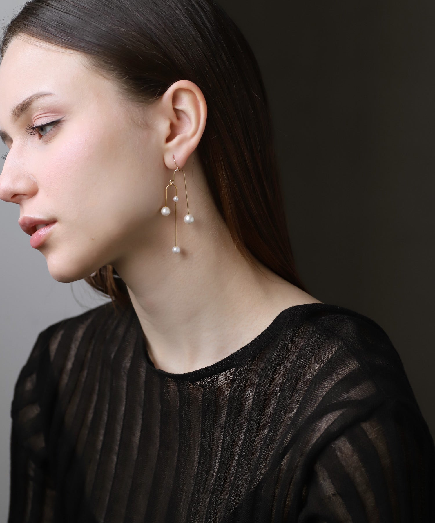 mimi33】【SANPOONLINE限定】ヤジロベエピアス[Sheerchic]｜SANPO